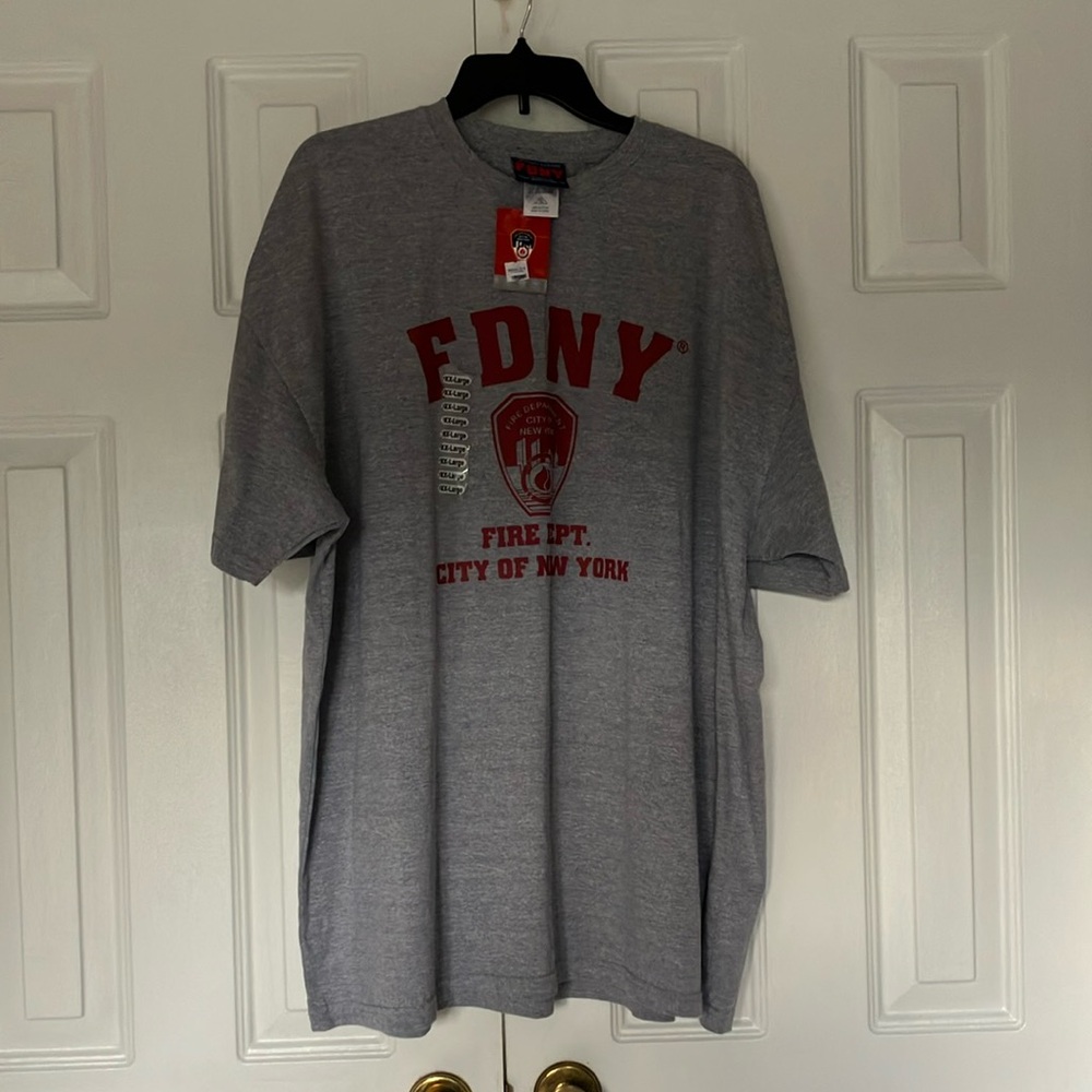 VTG FDNY Fire Dept T Shirt Officially Licensed New‎ York NY 100% Cotton XXXL